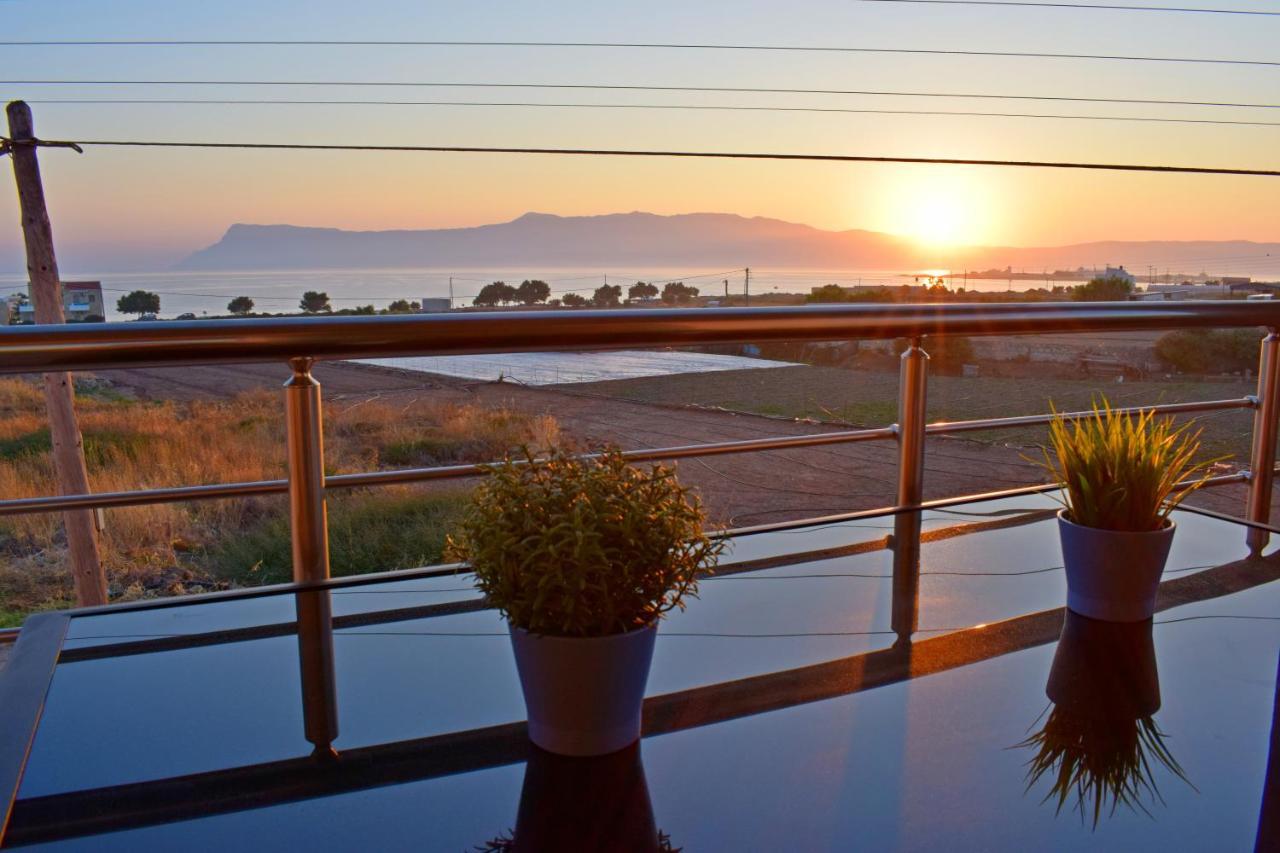 Balos Residence Private Pool Seafront Seaview Kíssamos Exteriör bild