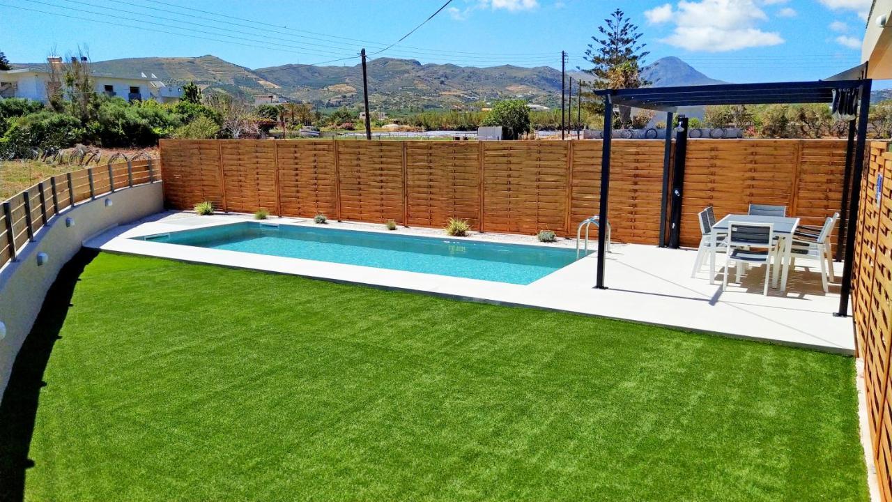 Balos Residence Private Pool Seafront Seaview Kíssamos Exteriör bild