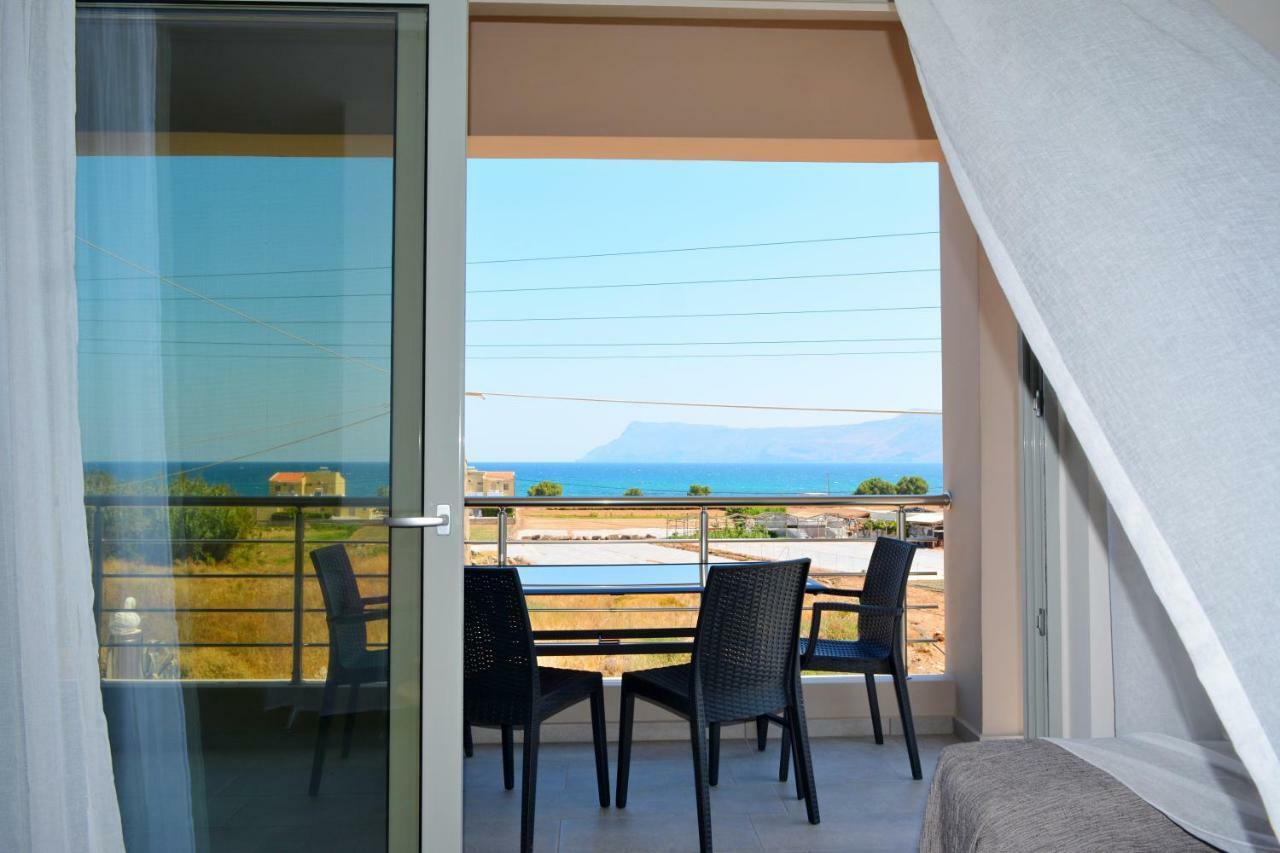 Balos Residence Private Pool Seafront Seaview Kíssamos Exteriör bild